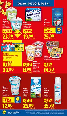 akční leták Lidl 30.3.2026-1.4.2026