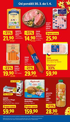 akční leták Lidl 30.3.2026-1.4.2026