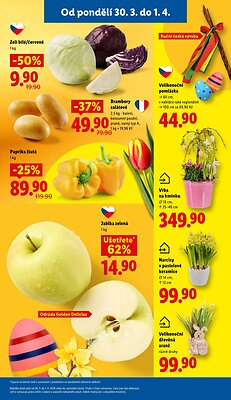 akční leták Lidl 30.3.2026-1.4.2026
