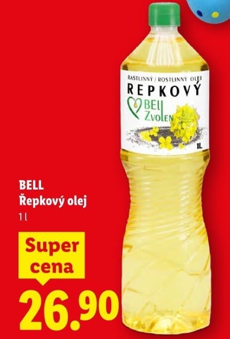 Řepkový olej Bell Zvolen