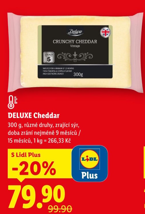 Sýr Cheddar Deluxe