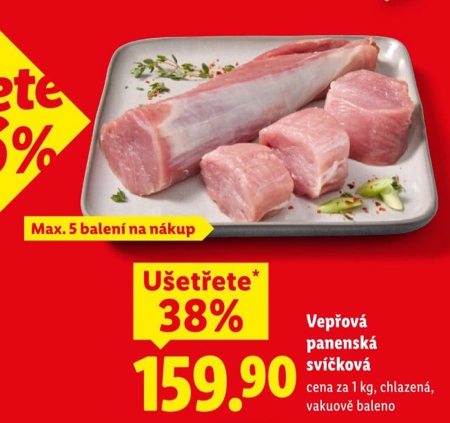 Vepřová panenská svíčková