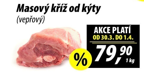 Masový kříž od kýty vepřový