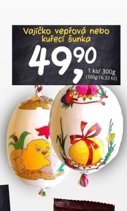 Šunkové vejce kuřecí