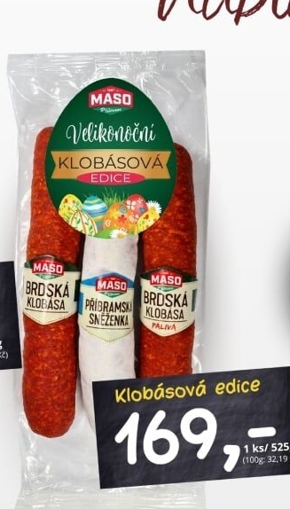 Velikonoční klobásová edice Maso Příbram