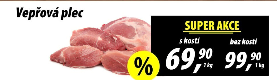 Vepřová plec s kostí