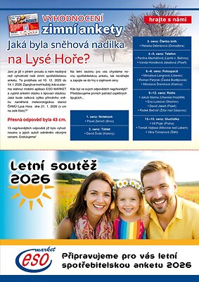 akční leták ESO MARKET 30.3.2026-12.4.2026