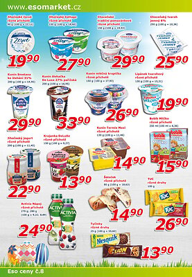 akční leták ESO MARKET 30.3.2026-12.4.2026