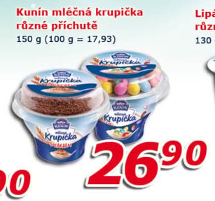 Mléčná krupička Mlékárna Kunín