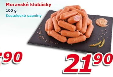 Moravské klobásy Kostelecké uzeniny