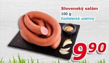 Salám slovenský točený Kostelecké uzeniny