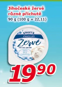 Žervé Jihočeské Madeta