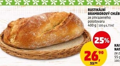 Chléb bramborový rustikální