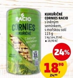 Chlebíčky Cornies Racio