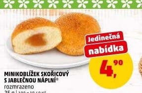 Kobliha s ovocnou náplní