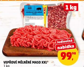 Mělněné vepřové maso Dobré maso