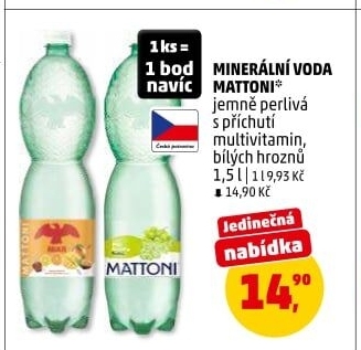 Ochucená voda Mattoni