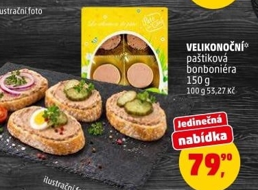 Paštika bonboniéra velikonoční Pâté du Chef