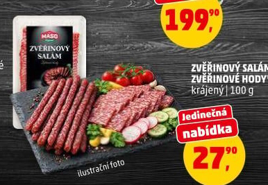 Salám zvěřinový Maso Příbram