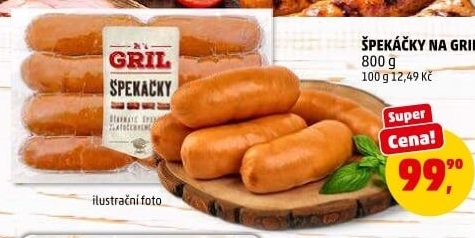 Špekáčky Na gril Penny