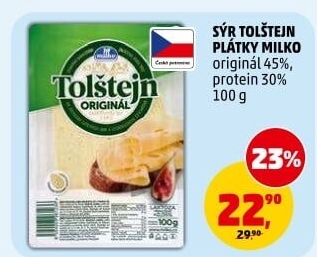 Sýr Tolštejn protein Milko