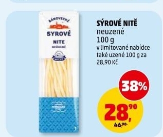 Sýrové nitě Bánovecké Milsy