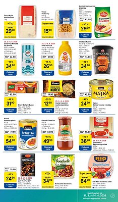 akční leták Tesco 31.3.2026-5.4.2026