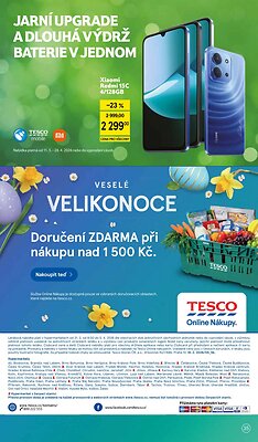 akční leták Tesco 31.3.2026-5.4.2026