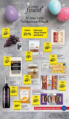 akční leták Tesco 31.3.2026-5.4.2026