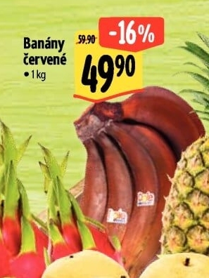 Banány červené Dole