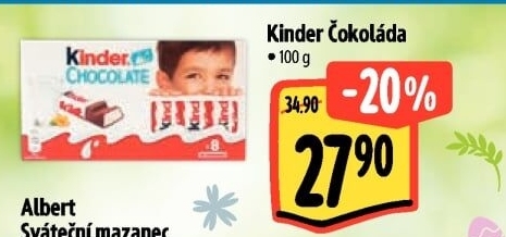 Čokoládky Kinder