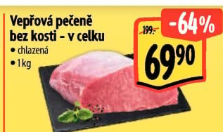 Vepřová pečeně bez kosti