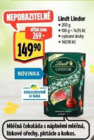 Bonboniéra Pralinky Lindor Lindt