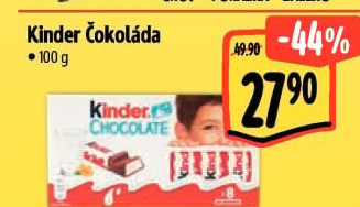 Čokoládky Kinder