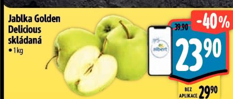 Jablka Golden Delicious
