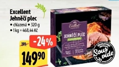 Jehněčí plec Sous vide Albert Excellent