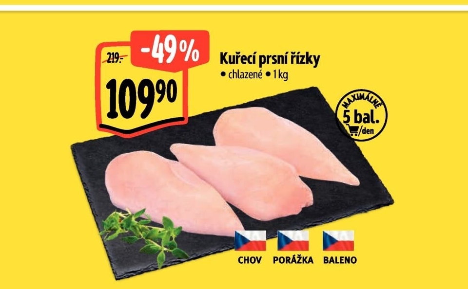 Kuřecí prsní řízky