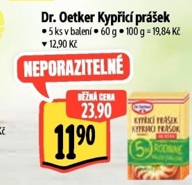 Kypřicí prášek Dr. Oetker