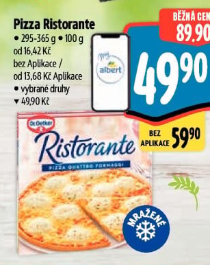 Pizza mražená Ristorante Dr. Oetker