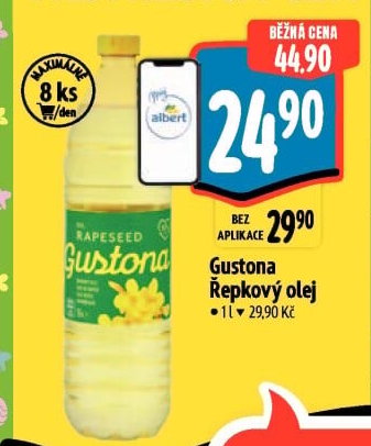 Řepkový olej Gustona