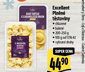 Těstoviny chlazené plněné Albert Excellent