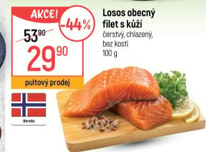 Losos obecný filety