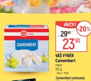 Sýr Camembert Váš Výběr
