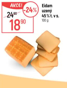 Sýr Eidam uzený 45%