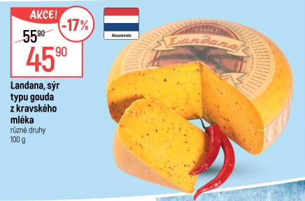 Sýr Gouda kravský Landana