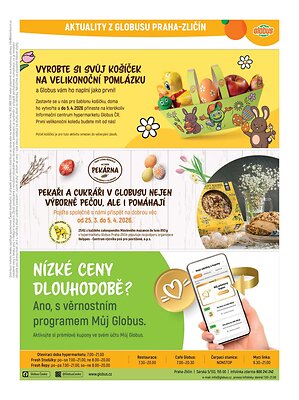akční leták Globus 1.4.2026-7.4.2026