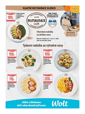 akční leták Globus 1.4.2026-7.4.2026