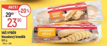 Houskový knedlík Váš Výběr