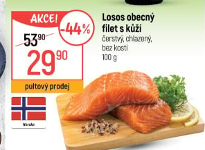 Losos obecný filety