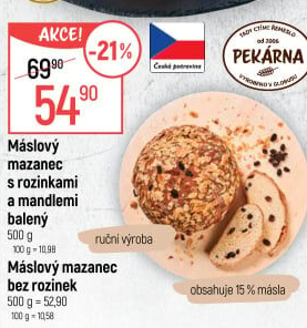 Mazanec máslový Globus